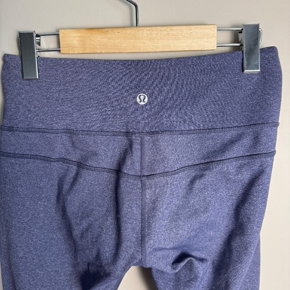 Lululemon Women's Athletic Performance Yoga Capri Legging Pants Purple 6 Running - Picture 6 of 13